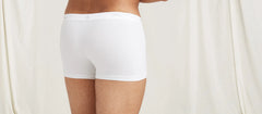Stretch Cotton Trunk w/ Fly | White