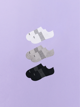 Essential Ankle Sock 3-Pack | White/Heather Grey/Black Pack