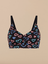 Curvy UltraModal™ FeelFree Ruched Bralette | Electric Hearts 2.0