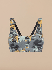 UltraModal™ FeelFree Square Neck Bralette | Poolside Tiger