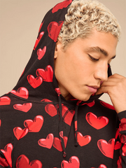 UltraModal™ Pullover Lounge Hoodie - Men's | Floating Hearts