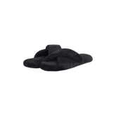 Plush Slippers | Black