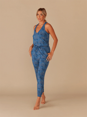 UltraModal™ V-Neck Jumpsuit | Desert Sky