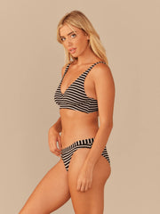UltraModal™ FeelFree Longline Bralette | Heather Grey Stripes