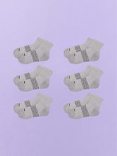 Essential Quarter Sock 6-Pack | Heather Grey Pack