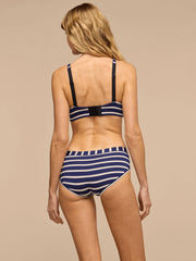 UltraModal™ FeelFree Longline Bralette | Navy Stripes
