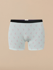 UltraModal™ Core Boyshort | Blue Flamingos