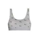 Stretch Cotton Scoop Bralette | Ducks