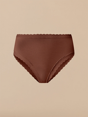 UltraModal™ Lace High-Waisted Cheeky Bikini | Walnut Shell