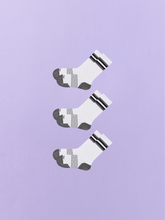 Essential Crew Sock 3-Pack | White Stripe Pack