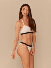 UltraModal™ Core T-Back Bralette | White