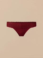 UltraModal™ Lace Low-Rise Thong | Cabernet