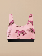 Curvy UltraModal™ Core Scoop Bralette | Tiger Pop