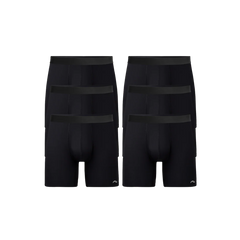 Breathe Ball Caddy™ Boxer Brief w/ Fly 6-Pack | Black Pack