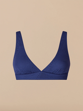 All Over Lace Plunge Bralette | Unlined Navy Feather