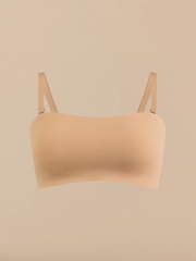 Seamless Bandeau Bralette | Latte