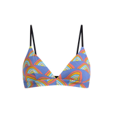 UltraModal™ FeelFree Triangle Bralette | Retro Rainbows