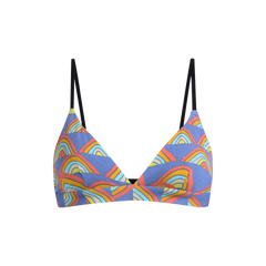 UltraModal™ FeelFree Triangle Bralette | Retro Rainbows