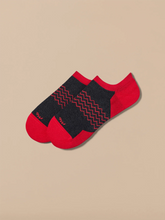 Essential Ankle Sock | Charcoal/Red