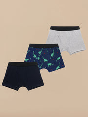 UltraModal™ Kids Core Boys Boxer Brief 3-Pack | Dino Pack