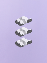 Essential Ankle Sock 3-Pack | White Stripe Pack