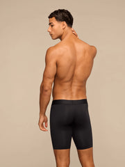 Breathe Long Boxer Brief w/ Fly | Black