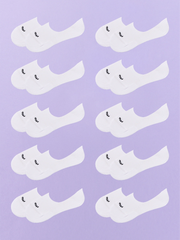 Essential No Show Sock 10-Pack | White Pack