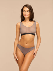 Women's Mesh Scoop Neck Bralette | Tornado
