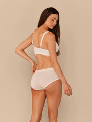 UltraModal™ FeelFree Square Neck Bralette | White/White