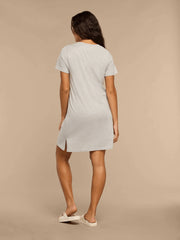 Daily Tee Dress | Heather Grey