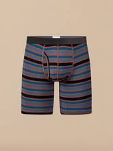 UltraModal™ Core Ball Caddy™ Long Boxer Brief w/ Fly | Canyon Stripes