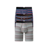 UltraModal™ Core Long Boxer Brief w/ Fly 3-Pack | Canyon Stripes Pack