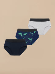UltraModal™ Kids Core Boys Brief 3-Pack | Dino Pack