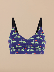 Curvy UltraModal™ FeelFree Ruched Bralette | Jurassic Joy