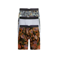 UltraModal™ Core Ball Caddy™ Long Boxer Brief w/ Fly 3-Pack | Untamed Pack