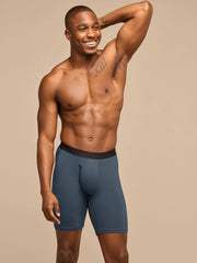 UltraModal™ Core Long Boxer Brief w/ Fly | Poolside Tiger