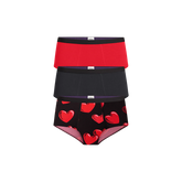 UltraModal™ Core Cheeky Brief 3-Pack | Floating Hearts Pack