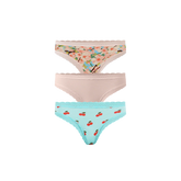 UltraModal™ Lace Tanga 3-Pack | Cherry Blossom Pack