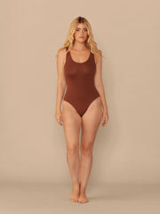 UltraModal™ Scoop Neck Bodysuit | Cedar Wood