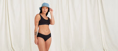 Stretch Cotton Hipster | Black