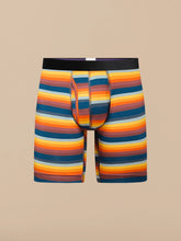UltraModal™ Core Long Boxer Brief w/ Fly | Sunrise Stripes