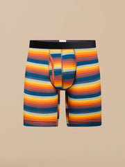 UltraModal™ Core Long Boxer Brief w/ Fly | Sunrise Stripes