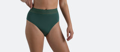 UltraModal™ Lace High-Waisted Brief | Pine Green