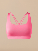 Breathe Strappy Back Bralette | Knockout Pink