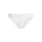 Stretch Cotton Bikini | White