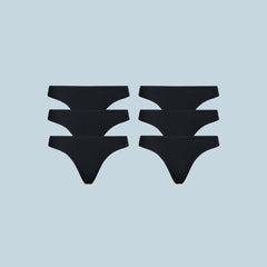 MoveMe Thong 6-Pack | Black