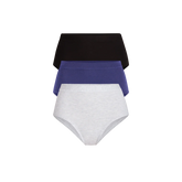 UltraModal™ FeelFree High-Waisted Cheeky 3-Pack | Classic Navy Pack