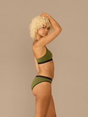UltraModal™ Core T-Back Bralette | Heather Olive