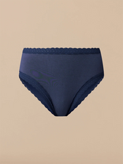 UltraModal™ Lace High-Waisted Cheeky Bikini | Dark Sapphire