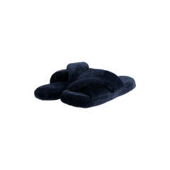 Plush Slippers | Dark Sapphire